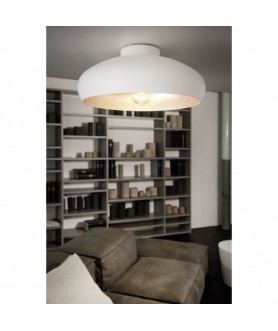 PLAFONIERA MOGANO WHITE