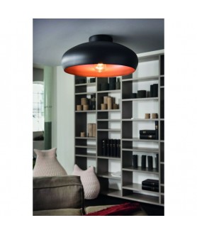PLAFONIERA MOGANO BLACK