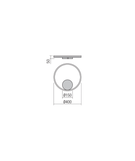 PLAFONIERA LED 28W ORBIT S...