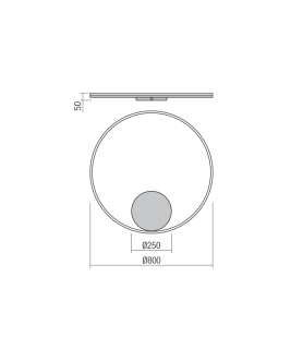 PLAFONIERA LED 55W ORBIT L...
