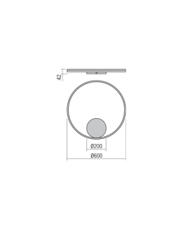 PLAFONIERA LED 42W ORBIT M...