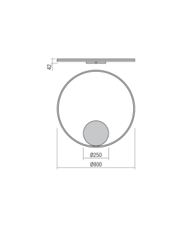 PLAFONIERA LED 55W ORBIT L...
