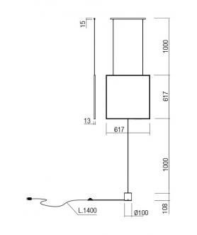 LAMPADAR LED 28W SLICK S...