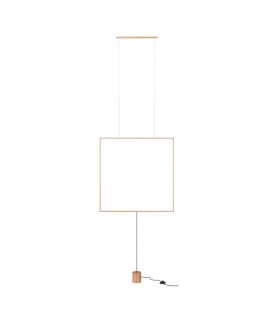LAMPADAR LED 37W SLICK L GOLD