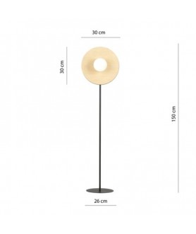 LAMPADAR SOHO NEGRU 1XE14