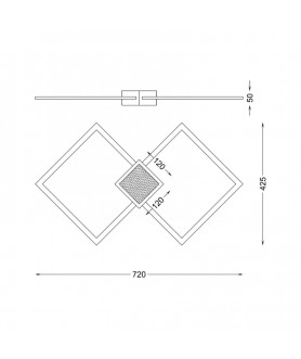PLAFONIERA LED 30W AURIE...